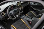 Mercedes-Benz A-Klasse AMG 45 4M Yellow Night Edition Memory, Auto's, Automaat, Gebruikt, 4 cilinders, Leder en Stof