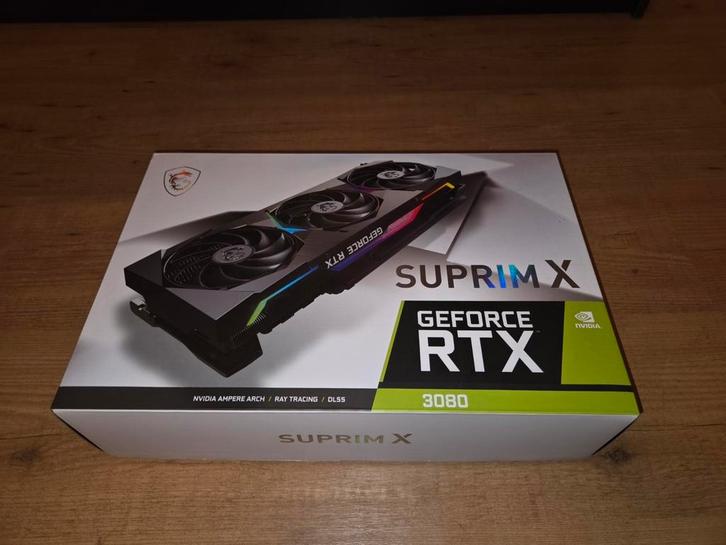 MSI RTX 3080 Suprim X 10GB videokaart, Computers en Software, Videokaarten, Zo goed als nieuw, PCI-Express 4.0, GDDR6, Ophalen of Verzenden