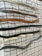 6 Herenriemen in diverse kleuren en stijlen, Kleding | Heren, Riemen en Ceinturen, 95 tot 105 cm, Ophalen of Verzenden, Riem of Ceintuur