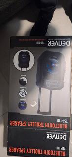 karaoke set plus bluetooth trolley speaker, Ophalen, Nieuw, Complete set