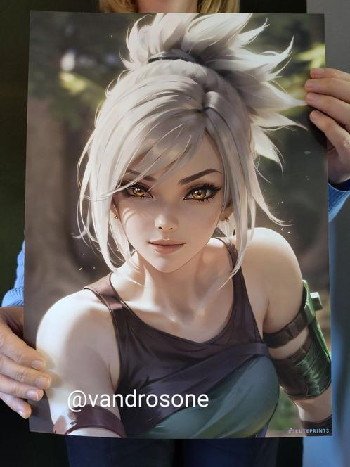 Riven print game poster League of Legends, Huis en Inrichting, Woonaccessoires | Wanddecoraties, Nieuw, Ophalen of Verzenden