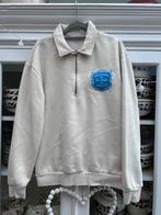 Daily Aesthetikz zipper weinig gedragen maat M, Kleding | Heren, Truien en Vesten, Beige, Zo goed als nieuw, Daily aesthetikz