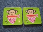 2 Paul Frank onderzetters / schoteltjes, Huis en Inrichting, Verzenden, Nieuw, Glas of Kopje