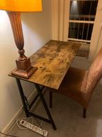 Computer tafel - Vintage bruin, Overige materialen, Gebruikt, 50 tot 100 cm, Tot twee personen