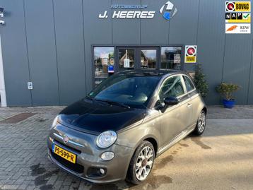 Fiat 500 C 1.2 Lounge,two tone,airco,leer,nw apk! beschikbaar voor biedingen