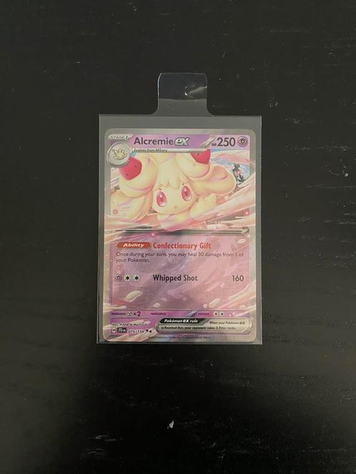 Alcremie ex #075/159 - journey together, Hobby en Vrije tijd, Verzamelkaartspellen | Pokémon, Zo goed als nieuw, Losse kaart, Foil