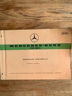 A9 Mercedes Benz 220b onderdelenboek 1959 W111, Ophalen of Verzenden