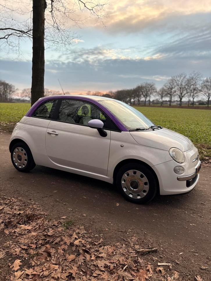 Fiat 500 1.2 2009 Wit, Auto's, Fiat, Particulier, Benzine, B, Hatchback, Handgeschakeld, Geïmporteerd, Wit, Voorwielaandrijving