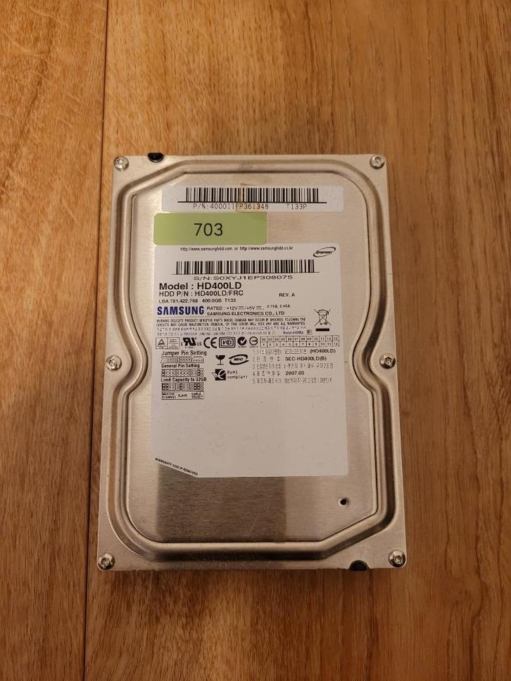 HDD (Hard Disk) IDE Samsung, Computers en Software, Harde schijven, Zo goed als nieuw, Desktop, Intern, HDD, IDE, Ophalen of Verzenden