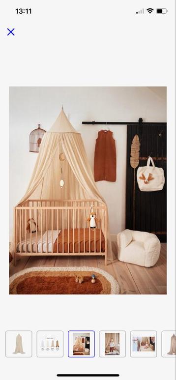 Jollein Klamboe Nougat 240cm beschikbaar voor biedingen