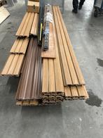 Rhombus kunststof gevelbekleding - 18 lengtes + reststukken, Ophalen of Verzenden, Gebruikt, Kunststof