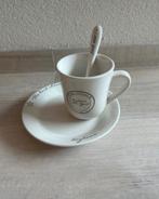 Rivièra maison kop en schotel Dylans, Ophalen of Verzenden, Zo goed als nieuw, Porselein, Kop en/of schotel