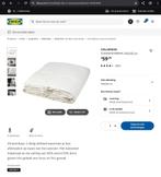 IKEA Afneembaar 2-delig dekbed / 4-seizoenendekbed 140x200cm, Ophalen, Eenpersoons, Wit, Nieuw