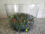 PLANTENSCHAAL GLAS, PLANTENBAK GLAS MET LAAG KNIKKERS, Tuin en Terras, Bloempotten, Ophalen of Verzenden, Gebruikt, Rond, Overige materialen