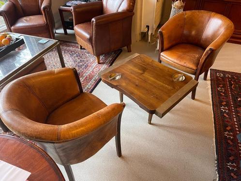 2 fraaie antieke Chesterfield Tub Chairs, Antiek en Kunst, Antiek | Meubels | Stoelen en Banken, Ophalen