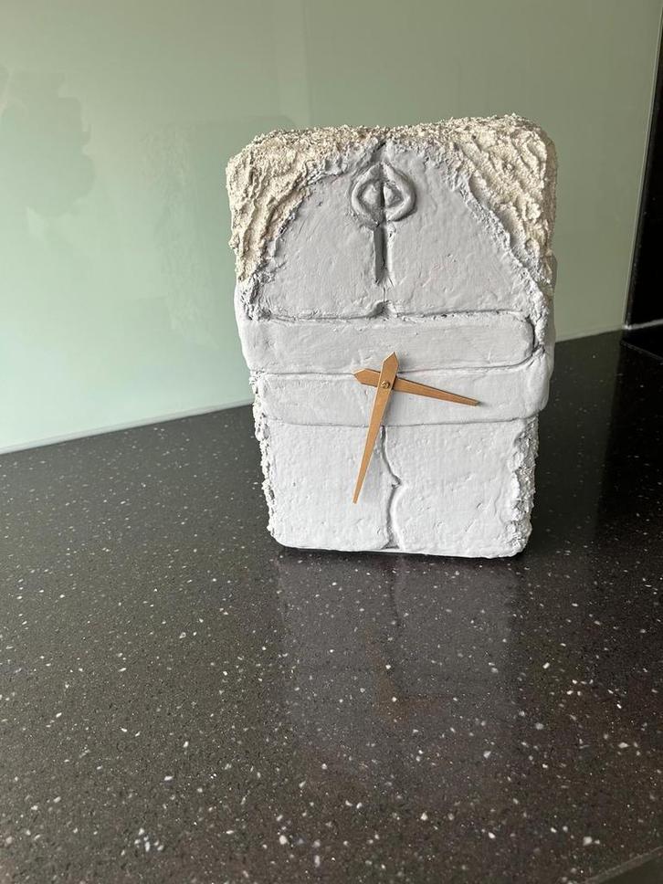 Handgemaakte Design Klok - Uniek Kunstobject, Antiek en Kunst, Antiek | Klokken, Ophalen of Verzenden