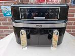 MOA Dubbele Airfryer XXL - 2 x 4.5L, Ophalen of Verzenden, Zo goed als nieuw, Airfryer XXL, 1000 t/m 1499 gram