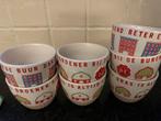 Douwe egberts koffiemokken, Huis en Inrichting, Ophalen, Zo goed als nieuw, Glas, Overige stijlen