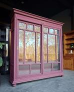 Winkelkast Art Deco | Jaren 20 / 30 Vitrinekast #2702, Niet ingevuld, 200 cm of meer, Niet ingevuld, Ophalen of Verzenden