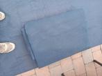 tent vloerkleed donkerblauw   2 stuks 10 euro, Caravans en Kamperen, Kampeeraccessoires, Ophalen, Gebruikt