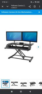 Zit-sta verhoger / laptop tafel/ computer tafel/Workstation, Ophalen, Gebruikt