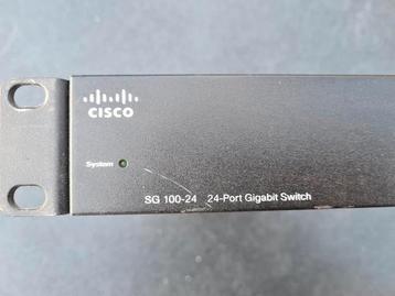Cisco SG100-24 24-Poorts Gigabit Switch beschikbaar voor biedingen