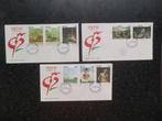 NEVIS 3 FDC's, Ophalen of Verzenden, Envelop