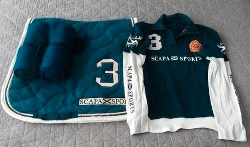 Scapa Sports dressuur dekje blauw set compleet Full, Dieren en Toebehoren, Paarden en Pony's | Dekens en Dekjes, Gebruikt, Dekje