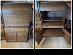 te koop : Eikenhouten computerkast,, Ophalen, Gebruikt