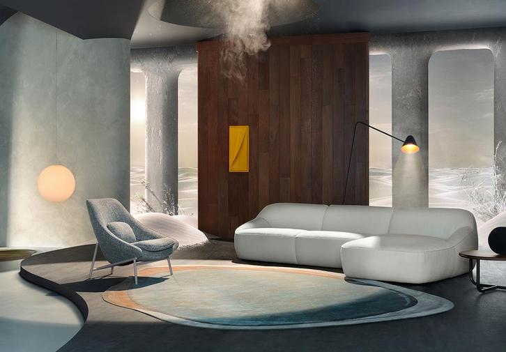 Leolux Pode Shallow tapijt Azur 280 x 380, Huis en Inrichting, Stoffering | Tapijten en Kleden, Nieuw, 200 cm of meer, Rechthoekig