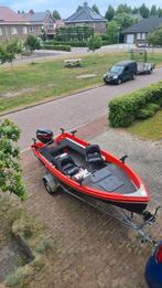 5 meter lange polyester complete visboot, Watersport en Boten, Vis- en Consoleboten, Ophalen, Gebruikt, 30 tot 50 pk, 3 tot 6 meter
