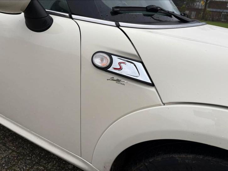 Mooie Mini 1.6 Cooper S Cabrio 2009 Wit, Auto's, Mini, Particulier, Cabrio, ABS, Adaptive Cruise Control, Airbags, Airconditioning