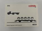 Märklin 48534 H0 Containerdraagwagen met vrachtwagen, Ophalen of Verzenden, Wisselstroom, Märklin