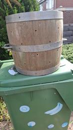 Houten karnton of kaaston met handvatten, Antiek en Kunst, Curiosa en Brocante, Ophalen