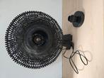 Tafellamp zwart kan ook als plafondlamp Bali stijl, Ophalen of Verzenden, Zo goed als nieuw, Minder dan 50 cm