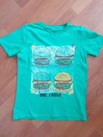 Jongens t-shirt - hamburger - maat 146-152., Kinderen en Baby's, Kinderkleding | Maat 146, Gebruikt, Ophalen of Verzenden, Shirt of Longsleeve