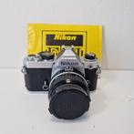 Nikon FM + Nikkor 50mm F2 – Analoge klassieker, Ophalen of Verzenden, Gebruikt, Spiegelreflex, Nikon