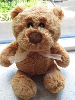 Beer zacht bruin velours met strik van Blokker, Kinderen en Baby's, Speelgoed | Knuffels en Pluche, Ophalen of Verzenden, Zo goed als nieuw