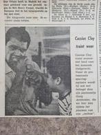 Boksen. Cassius Clay traint weer (krant 1970), Ophalen of Verzenden, 1960 tot 1980, Knipsel(s)