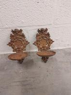 Gietijzeren Wandkandelaars - Set van 2, Ophalen