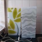 2 Retro Vintage Gyllen Ikea  wandlamp lamp muurlampen, Ophalen, Gebruikt, Glas, Retro Vintage Mid century