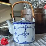 Melkpot met mokken Indian Blue vintage, Huis en Inrichting, Keuken | Servies, Ophalen of Verzenden, Zo goed als nieuw, Overige stijlen