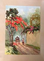 Aquarel van Hady, Antiek en Kunst, Ophalen of Verzenden
