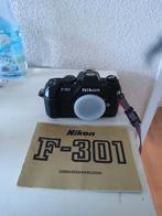 Nikon F-301 analoog, Audio, Tv en Foto, Fotocamera's Analoog, Ophalen of Verzenden, Gebruikt, Spiegelreflex, Nikon