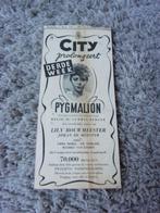1937 CITY THEATER PROLOGEERT PYGMALION  KNIPSEL/LILY BOUWMEE, Verzamelen, Tijdschriften, Kranten en Knipsels, Ophalen, 1920 tot 1940