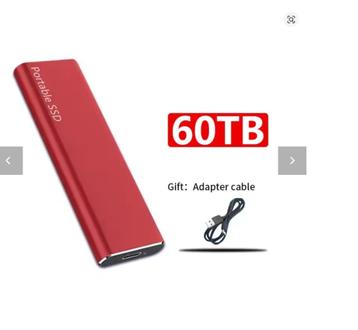 60Tb Hoge Snelheid Externe Harde Schijf SSD beschikbaar voor biedingen