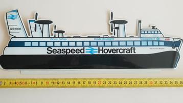 Sticker Hovercraft. 37 x 11 cm. Goede staat. beschikbaar voor biedingen