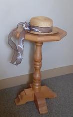 Strohoed met fraai lint strik hoed, Ophalen of Verzenden, Zo goed als nieuw, 55 cm (S, 6⅞ inch) of minder, Hoed