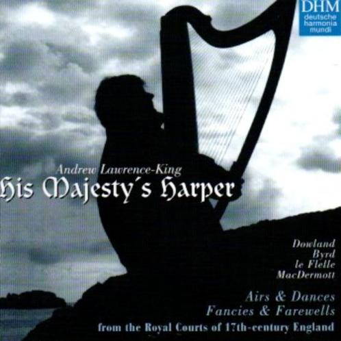 CD Lawrence-King: His Majesty's Harper (DHM), Cd's en Dvd's, Cd's | Klassiek, Zo goed als nieuw, Kamermuziek, Middeleeuwen en Renaissance