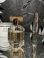 Hugo Boss the scent for her edp 50ml + travelspray 7,4ml, Sieraden, Tassen en Uiterlijk, Uiterlijk | Parfum, Ophalen of Verzenden